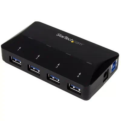 StarTech Hub USB 3.0 à  4 ports plus port dédié à  la charge de_0