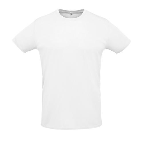 TEE-SHIRT PERSONNALISABLE DE SPORT EN POLYESTER BLANC
