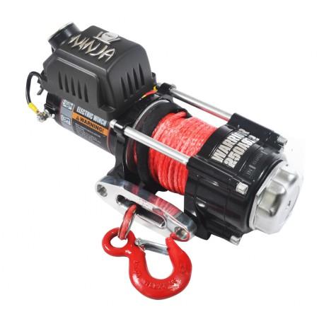 Treuil électrique Warrior 1134 kg 24V - Corde synthétique - Série Ninja avec accessoires standards_0