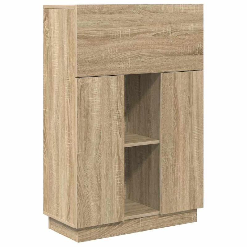VidaXL Bureau Chêne Sonoma 71.5 x 31.5 x 106.5 cm Bois d'ingénierie Modèle Horizon Design - 869484_0
