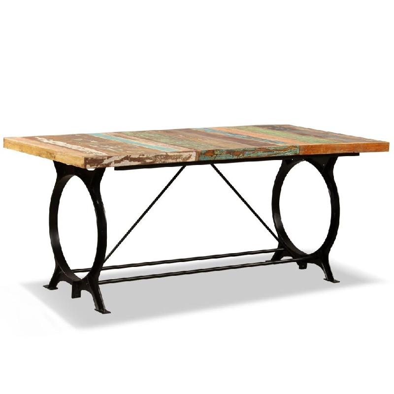 VidaXL Table à manger Bois de récupération massif 180 cm Modèle Zenith Pure - 244800_0