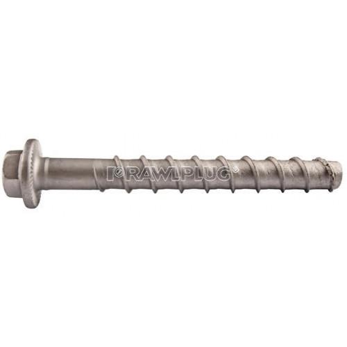 VIS BÉTON TÊTE HEXAGONALE ACIER ZINGUÉ LAMELLAIRE R-HLX - 12,7X100MM B50 RAWL
