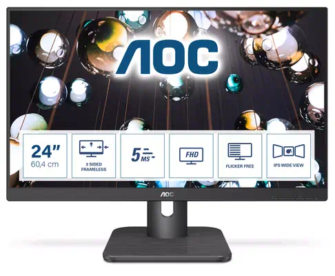AOC E1 24E1Q écran plat de PC 60,5 cm (23.8