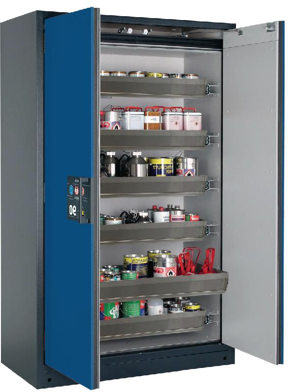 ARMOIRE SÉCURITÉ Q-CLASSIC-90 Q90.195.120 GRIS/BLEU - MANUTAN COLLECTIVITÉS