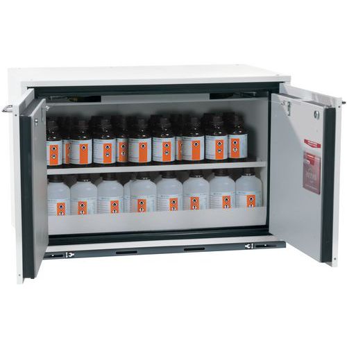 ARMOIRE SÉCURITÉ S. PAILLASSE UB-T-90 UB90.060.089.2T BLANC - ASECOS