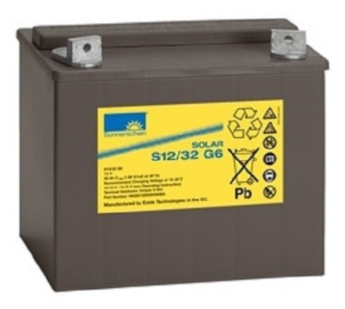 Batterie gel 12v 32ah s12/32 g6 solar SONNENSCHEIN_0