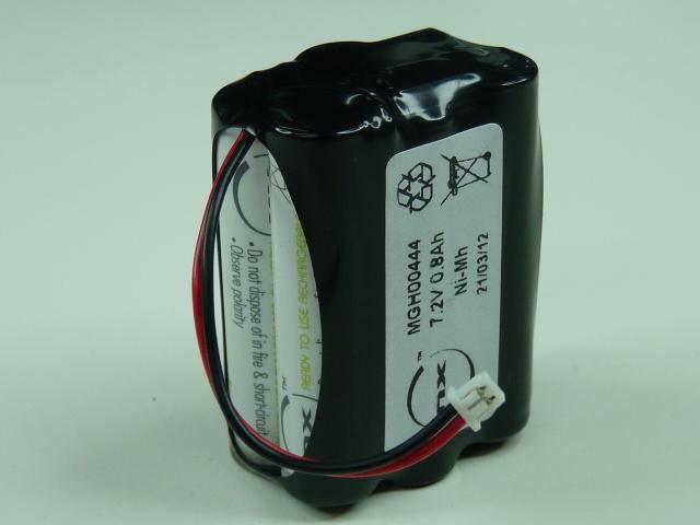 Batterie industrielle Nimh 6x AAA NX 6S1P ST2 - 7.2V 800mAh - Connecteur Molex_0