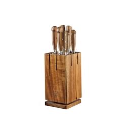 Bjorn Bloc couteaux de cuisine JAKOB SKAGEN - 7 pièces - marron 3701488307625_0