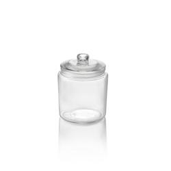 Bocal de stockage, 1 l, Ø 12 cm, hauteur 15 cm, en verre, polyéthylène - Was Germany - 4044925151153_0