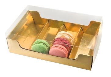 Boite macaron double face or / or_0