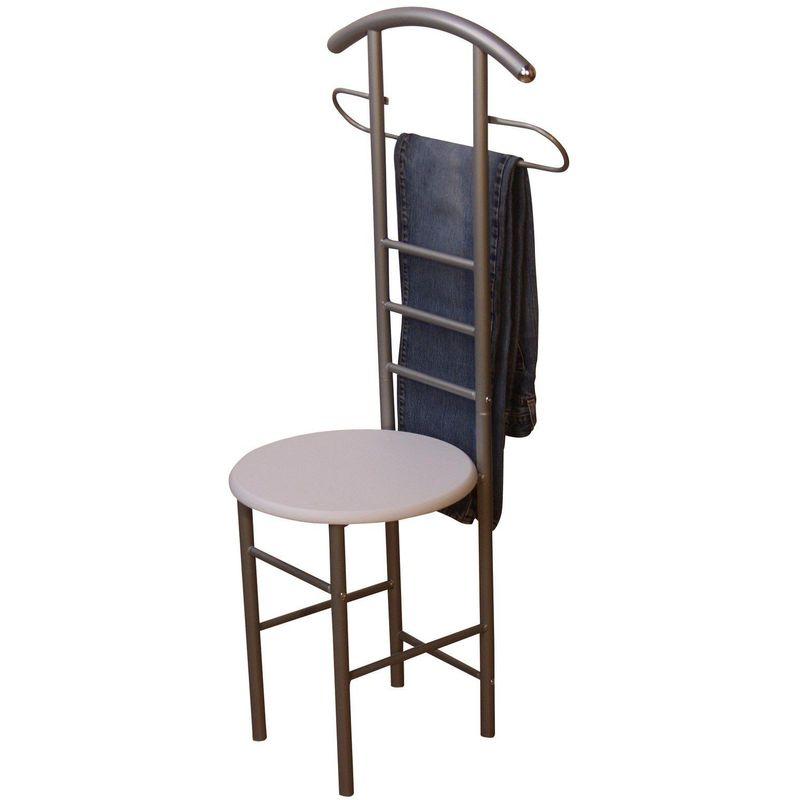 CHAISE DE CHAMBRE / VALET DE NUIT PORTANT EN ACIER ET MDF ...