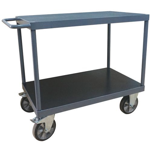 CHARIOT - 2 PLATEAUX - CAPACITÉ 1200 KG - L1200 - MANUTAN