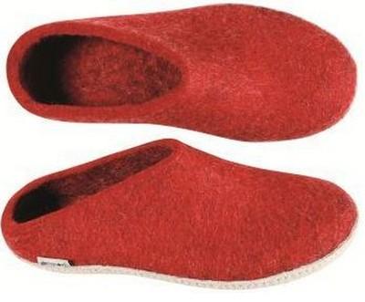 CHAUSSON ROUGE TAILLE BASSE