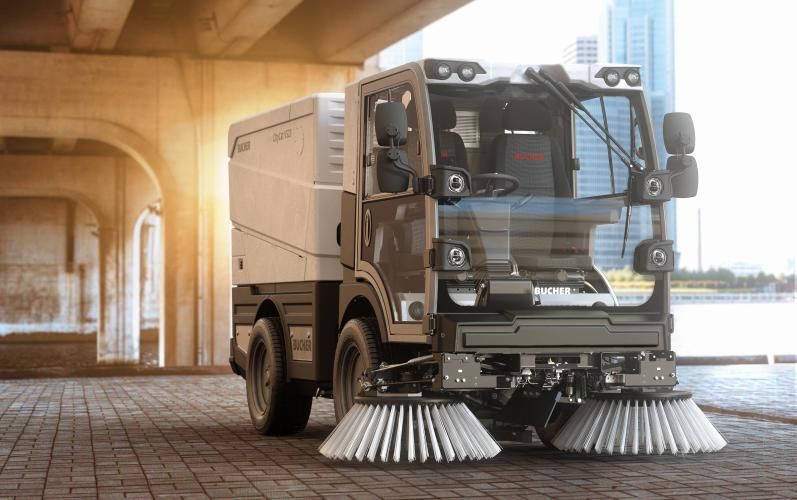 CityCat VS20 - Balayeuse compacte de voirie 3,5 t - Bucher Municipal - Cuve 2 m³ et maniabilité exceptionnelle_0