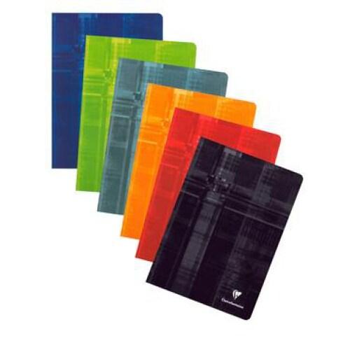 Clairefontaine Lot de 10 Cahier Metric A4, 96p./48 feuilles 90 g/m² piquées, quadrillé 5x5 + marge - 3329680631678_0