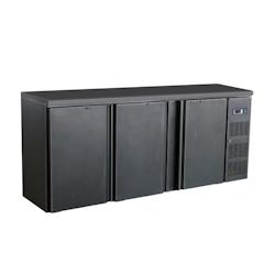 CombiSteel Arrière Bar Réfrigéré 537 L   Portes Pleines - noir acier COM-7450.0320_0