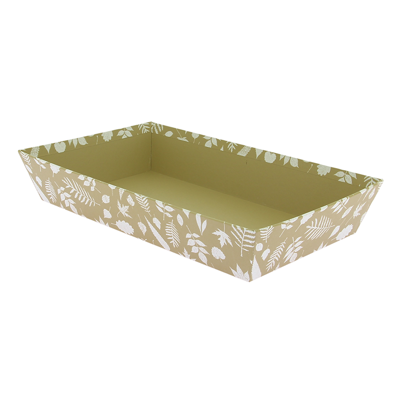 Corbeille carton rectangle Herbier 33x20 -_0