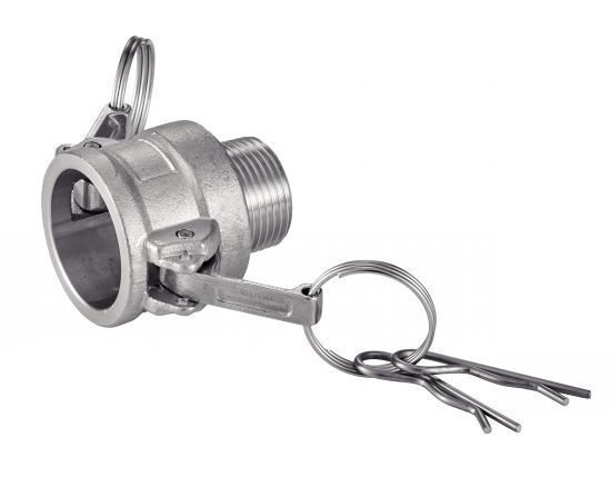 Coupleur filetage gaz conique type B - Modèle 5511 - Inox 316 et Aluminium - Diamètres DN15 à DN150_0