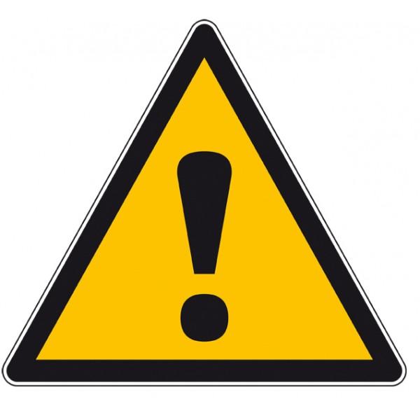Panneau de signalisation Danger Général - Autocollant et panneau de sécurité Adhésécure - Expédition sous 24/48h_0