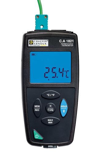Enregistreur de température 1 voie - sonde thermocouple K/J/T/N/E/R/S - CARCA1821 - Compact et aimanté - Marque Chauvin-Arnoux_0