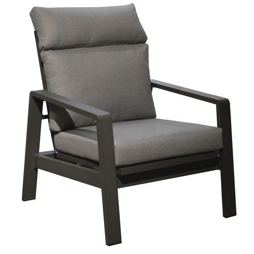 FAUTEUIL LE MARSEILLE FIXE AVEC COUSSINS GREY