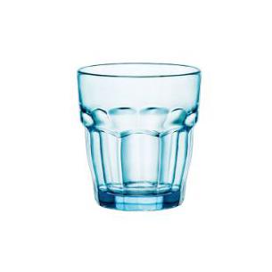 GOBELET FORME BASSE TEINTÉ BLEU 27CL - LOT DE 6 - BORMIOLI ROCCO - ROCK BAR