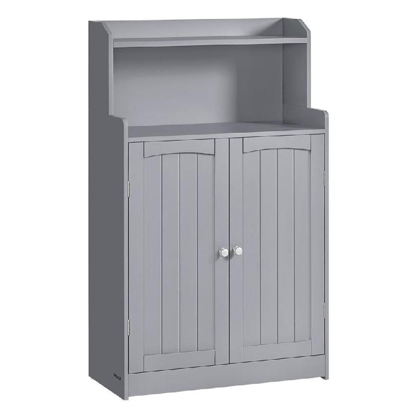 Helloshop26 - Meuble de salle de bain meuble de rangement armoire 2 portes 2 étagères réglables pour salle à manger cuisine salon 30 12_0006480 -_0