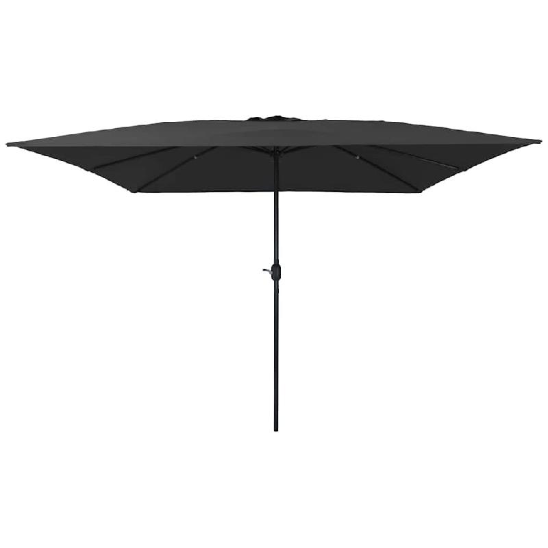 Helloshop26 - Parasol de jardin pliable durable 295 x 295 x 245 cm design moderne en polyester anthracite 02_0058797 - acier 3000240779886_0