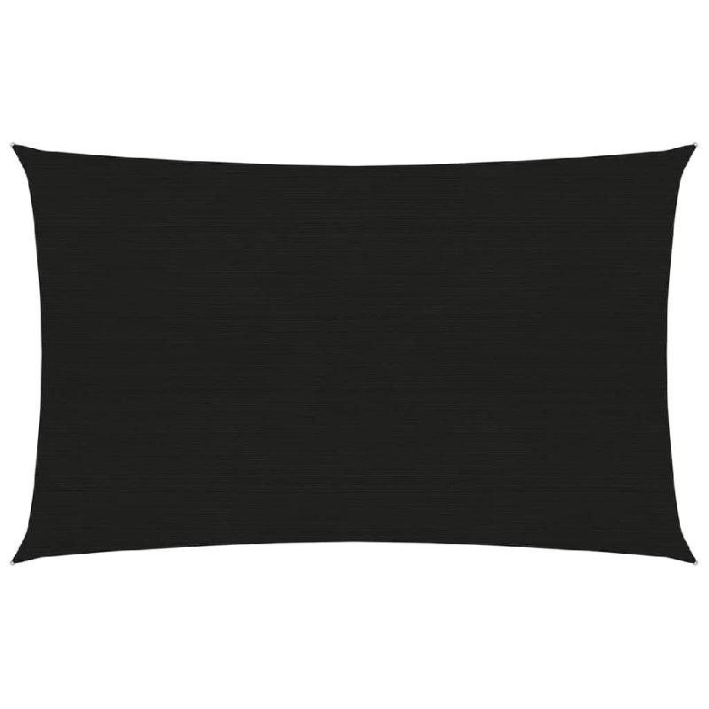Helloshop26 - Voile d'ombrage 160 g/m² noir 2,5 x 4,5 m PEHD 02_0009186 - noir 3000491747764_0