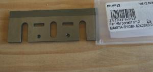 JEU DE 2 FERS CARBURE POUR RABOT MAKITA RYOBI LONG.82 MM (PRIX DU JEU DE 2)