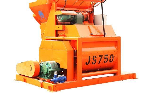 JS750 Mélangeur à Béton à Deux Arbres Compulsif - 35 m³/h - 38.6KW - Capacité 0.75m³_0