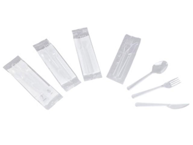 KIT COUVERTS CRISTAL (FOURCHETTE. COUTEAU ET SERVIETTE)