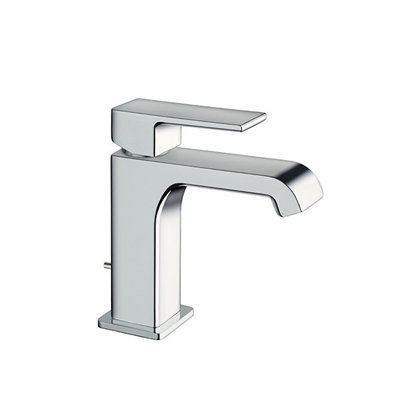 LAVABO QUADRI S MITIGEUR CHROME + VIDAGE - CRISTINA ONDYNA QS22151