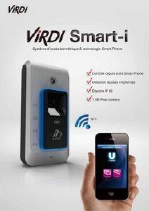 Lecteur biométrique VIRDI AC-F100 - Étanche IP65 avec caméra 1,3 MP et wifi intégré_0