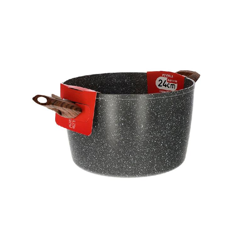 Mamù FASINPENXXXXXX24 Poêle à induction extra-résistante de 24 cm d'épaisseur - gris aluminium FASINPENXXXXXX24_0