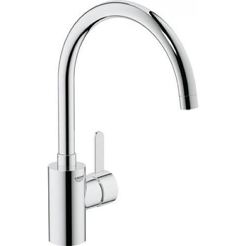MITIGEUR ÉVIER BEC HAUT - EUROSMART COSMOPOLITAN 32845002 ACIER INOX GROHE