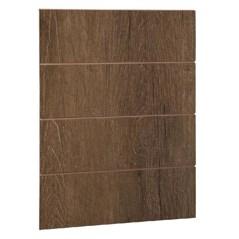 Panneau rainuré R30 L90xP120cm épaisseur 18mm - chêne tabac_0