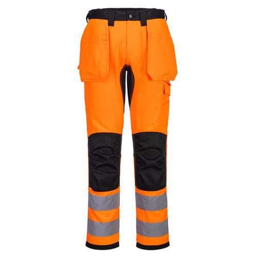 PANTALON HAUTE VISIBILITÉ AVEC POCHES HOLSTER 40 ORANGE - PORTWEST
