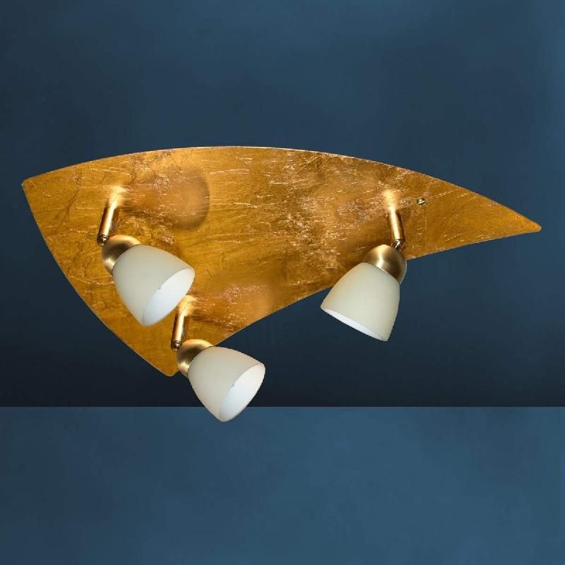 BUSCH PLAFONNIER ELEGANCE, 3 LAMPES, OR