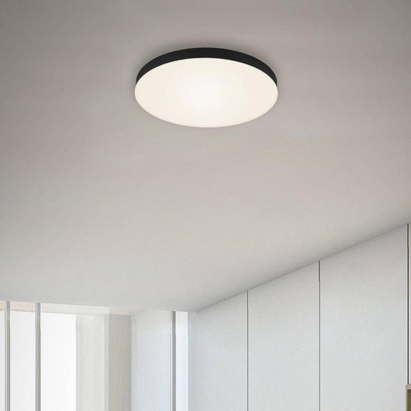 BRILONER PLAFONNIER LED FLAME, Ø 28,7 CM, NOIR