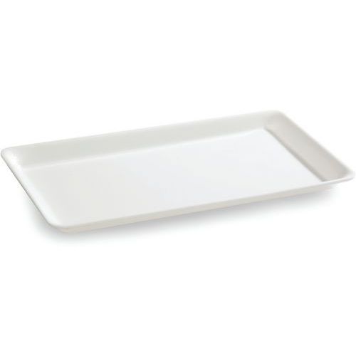 PLAT EN PLEXIGLAS B33 - 350X200X17 MM - BLANC