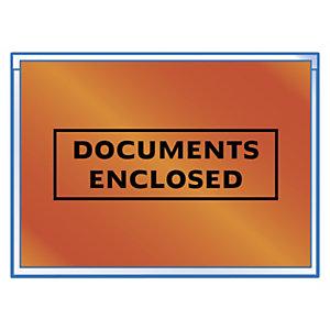 Pochette porte-documents adhésive transparente RAJALIST Super