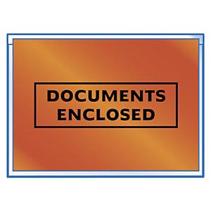 POCHETTE PORTE-DOCUMENTS ADHÉSIVE RAJA ECO DOCUMENTS ENCLOSED 225X165 MM
