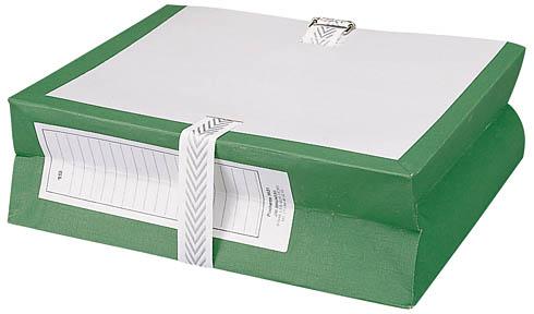 LOT DE 25 - POCHETTE ARCHIVES À SOUFFLET FAST GRANDE CAPACITÉ À SANGLE DOS 10 CM JAUNE