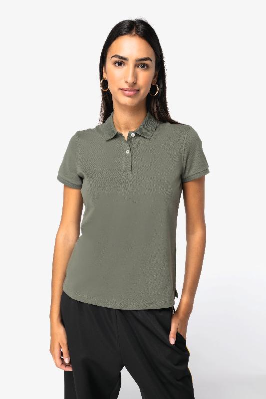 Polo écoresponsable femme - Maille piquée - Réf: NS208 - 100% coton biologique - Native Spirit_0
