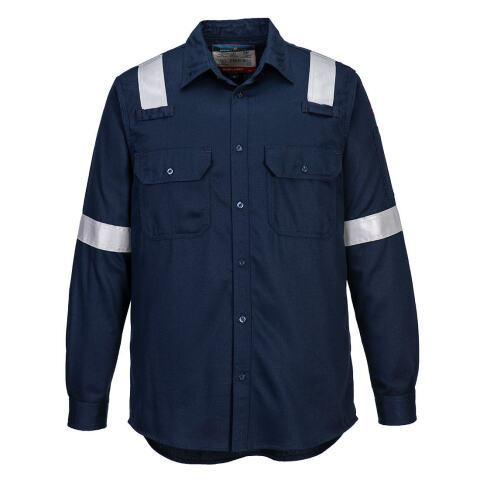 PORTWEST FR720 CHEMISE LÉGÈRE ANTISTATIQUE FR MARINE - TAILLE S