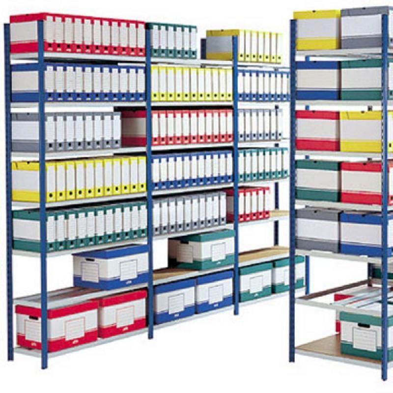 RAYONNAGE ARCHIVES MAXIPRO - DOUBLE FACE - L. 100 X P. 70 CM - ELÉMENT SUIVANT