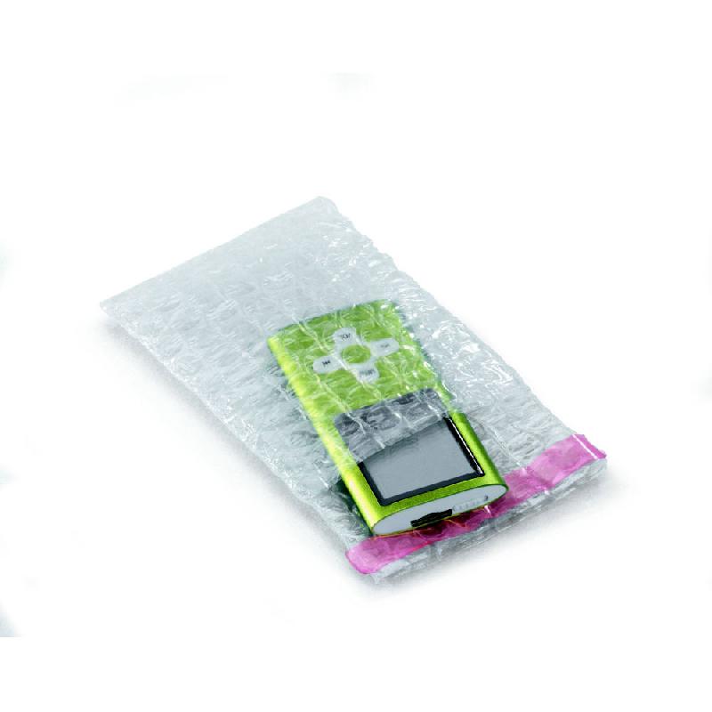 SACHET BULLES RAJA AVEC RABAT ADHESIF REPOSITIONNABLE - 10 X 12 CM - PAQUET DE 600 - TRANSPARENT