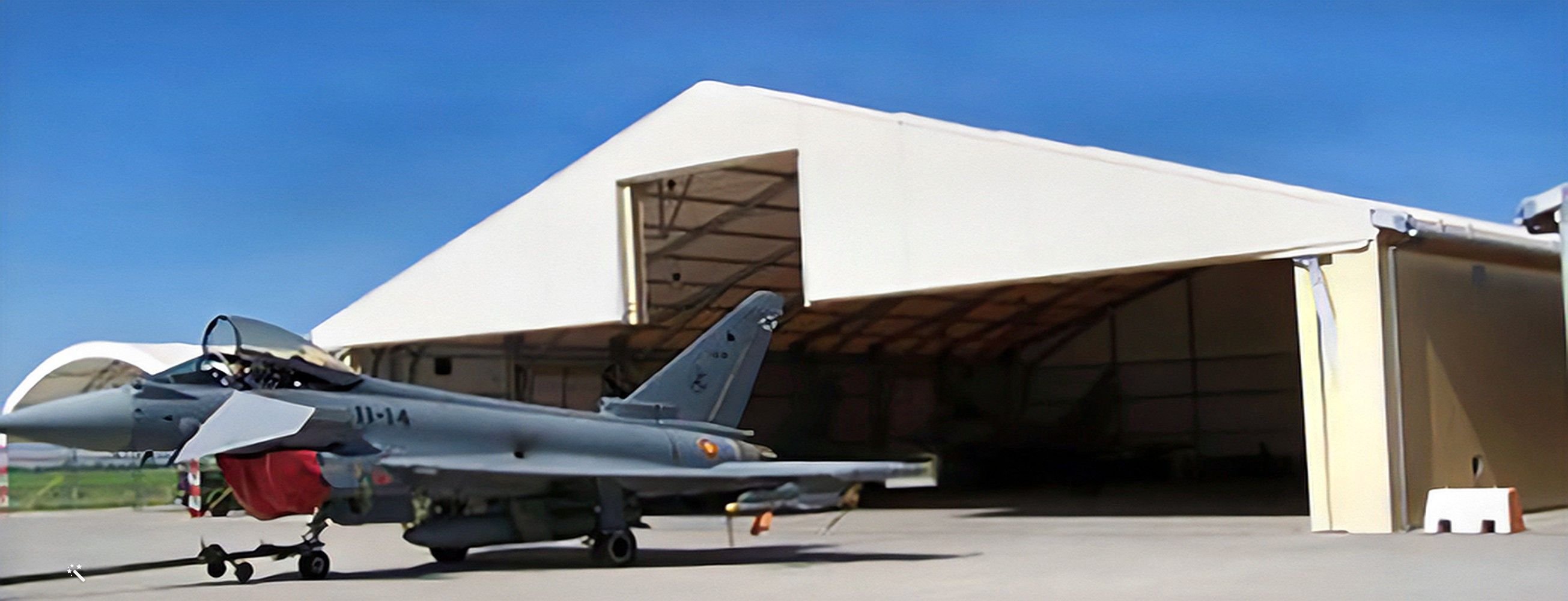 Structure grande portée sans poteau - 25 à 60 m - Open space pour engins, aviation, machines lourdes_0