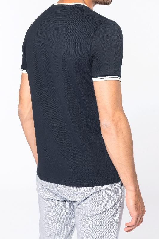 T-shirt maille piquée col rond homme - Kariban - 100% coton peigné - Réf: K373_0